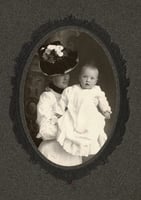 Evangeline Lindbergh with her son Charles Augustus Lindbergh