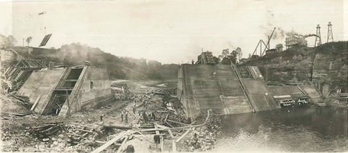 Constructing the Rapidan Dam