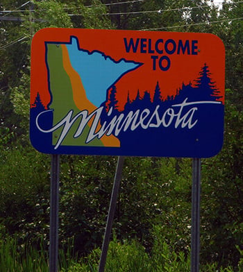 Welcome to Minnesota Sign