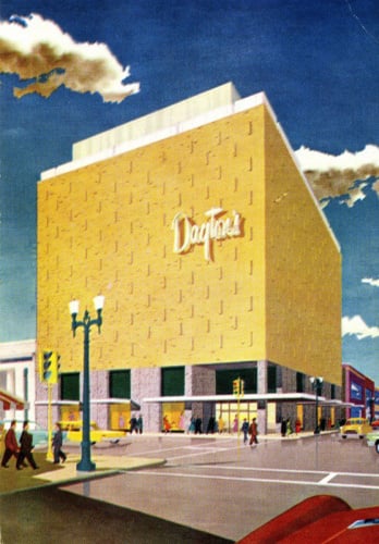 Illustration of Daytons building exterior