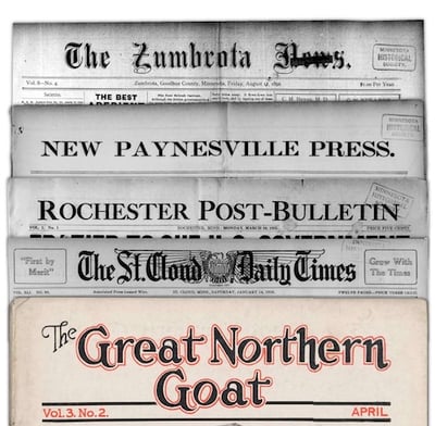 Newspaper mastheads