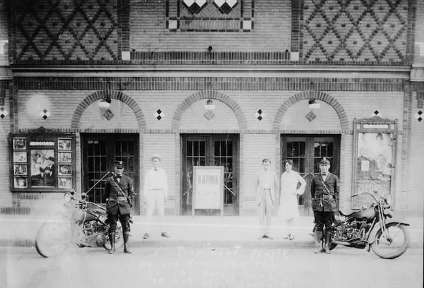 Crystal Theater, Robbinsdale, MN in 1927. Southwest corner of 42nd and West Broadway