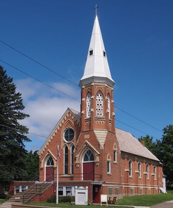 Exterior of the Spring Valley Methodist_Episcopal Church Museum