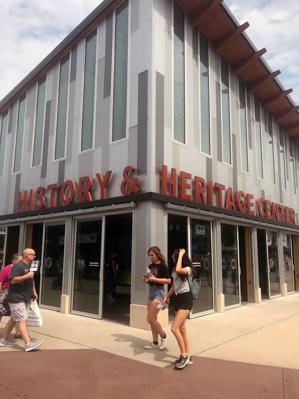Exterior of the  Minnesota State Fair History and Heritage Center