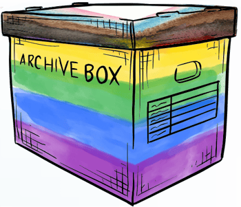 Rainbow BIPOC-LGBTQ Archive Box