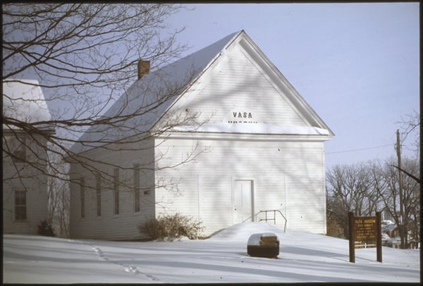 Exterior of the Vasa Museum, Goodhue County (1986)