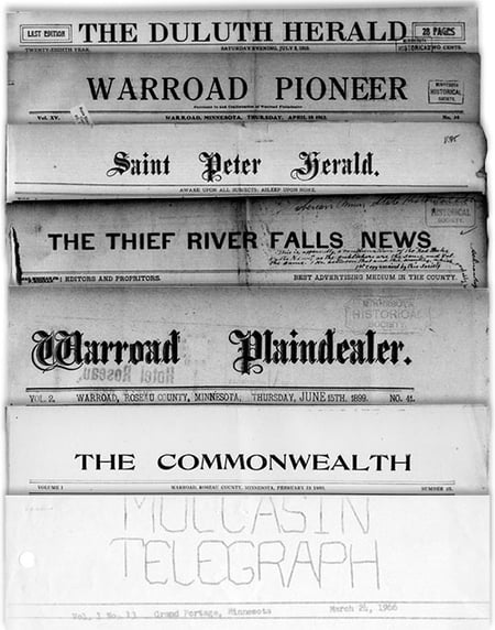 Newspaper mastheads
