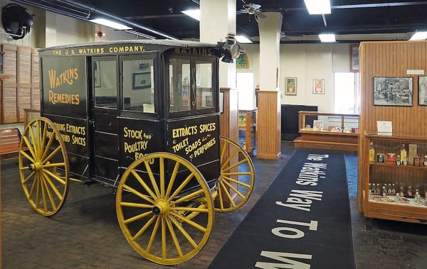 Interior of Watkins Museum