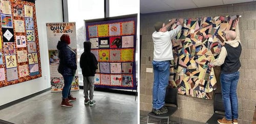 quilt displays