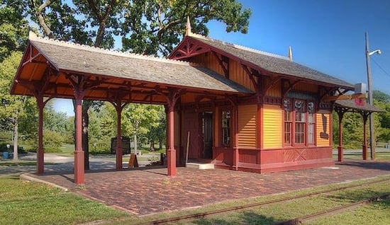 Exterior of the Minnehaha Depot