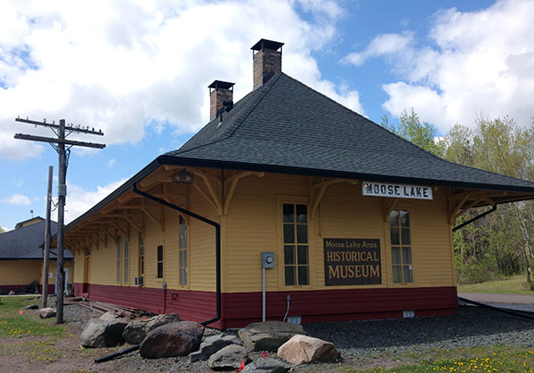 Exterior of the Moose Lake Area Historical Society and Fires of 1918 Museum