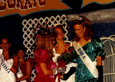 Rhea Langemo getting crowned a Cokato Princess, 1991