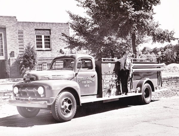 Little Canada Volunteer Fire Department fire truck