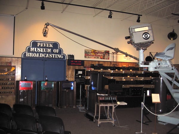 Interior of the Pavek Museum of Broadcasting