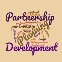Partnership Planning word cloud graphic