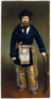 Joseph Rolette portrayed as a Métis in a pastel by an unknown artist, c.1890.