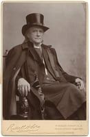 Black and white photograph of Bishop Henry Whipple, c.1898.
