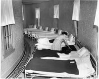 Overcrowded sleeping areas for patients, Fergus Falls State Hospital