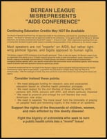 Anti-conference flyer