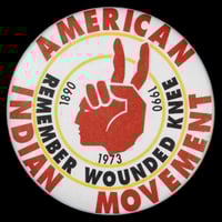 AIM (American Indian Movement) button