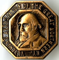 Great Northern Railway Veterans’ Association pin