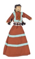 Basswood doll made by Maude Kegg