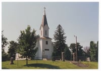 Swedish Evangelical Lutheran (Our Savior’s Lutheran Church), Ham Lake, July 1990. Photographer unknown. Anoka County Historical Society, Object ID# 232.1.02.