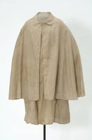 Color image of a linen duster worn by a James-Younger Gang member during the Northfield Bank Raid on September 7, 1876.