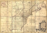 John Mitchell Map of North America