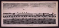 Fort Ripley, 1862. Pen and wash drawing made in 1864 by Corporal August Harfeldt, Third Battery, Minnesota Light Artillery.