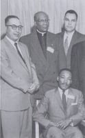 Rev. Denzil A. Carty with Rev. Martin Luther King Jr.