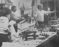 Apron sale organized by the Clara Barton Club
