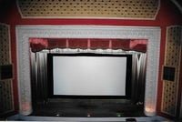 Color image of the screen and proscenium, Grand Theater, 2005.