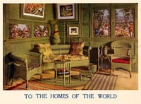 Color illustration of the Crex Carpet Company office c.1901.