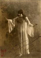 Black and white studio portrait of Florence Macbeth, 1917.