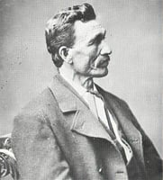 Black and white photograph of Gabriel Renville in Washington D.C., ca. 1880–1881.