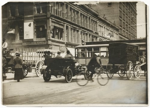 Horse-drawn