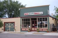 photograph of an 1870s hardware store in Carver, Minnesota