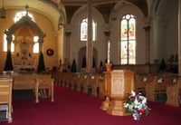 Interior of the Basilica of St. Stanislaus Kostka