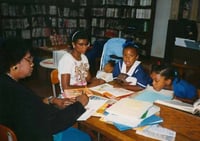 Summer reading program at Hosmer Library, Minneapolis, 1990.