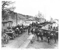 151st Field Artillery crossing the Sauer River