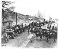 151st Field Artillery crossing the Sauer River