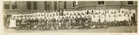Black and white photograph of personnel, Rochester State Hospital, 1925.