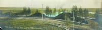Colorized post card view of Indian Mounds Park, 1908.