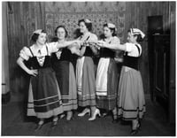 Italian folk dancers at the 1934 St. Paul Folk Festival
