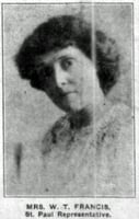 Nellie Francis, 1912. From the "St. Paul Appeal", July 27, 1912, p.3.