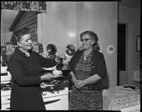 Photograph of Knutson and her mother