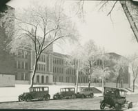 Old Main in winter, Mankato State Teachers College