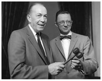 Karl Rolvaag with Senator Henry M. Harren