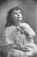 Photograph of Wanda Gág at the age of about three, c.1896.
